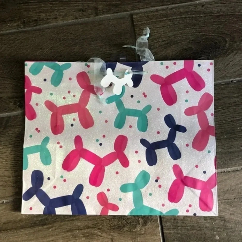 Dachshund birthday gift bag and card bundle